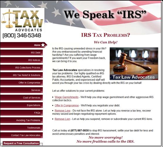 IRS problems? Are the IRS trying to collect from you? We can help!