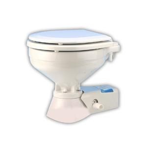Jabsco Compact Height Quiet Flush Electric Toilet - Seawater (37245.