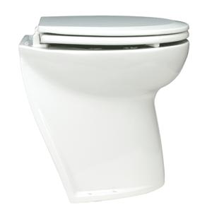 Jabsco Deluxe Flush Electric Toilet - Fresh Water - Angled Back (58.
