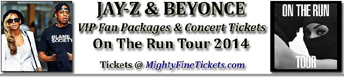 Jay-Z & Beyonce On The Run Tour Fan Packages, Concert Tickets & Schedule