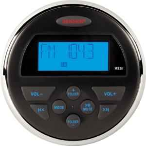 JENSEN MS30 AM/FM/USB Compact Waterproof Stereo (MS30RTL)