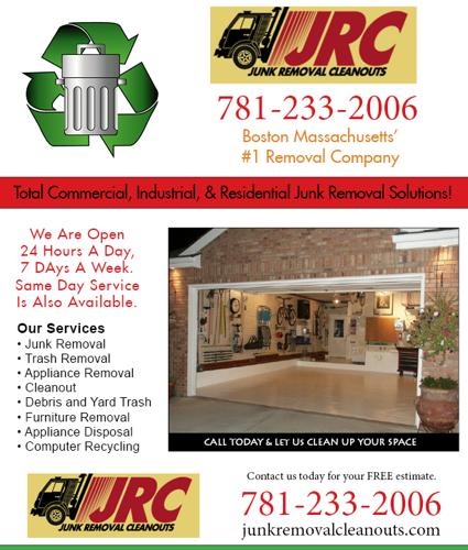 Junk and Trash Removal 781-233-2006