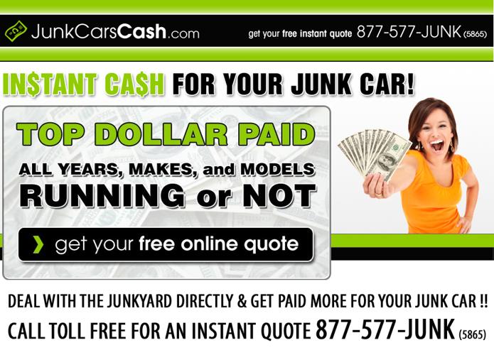 Junk Cars Cash  Top  Paid... CALL Now!!