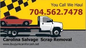 Junk Cars for cash Free Scrap Metal Removal Charlotte NC Carolina Salvage