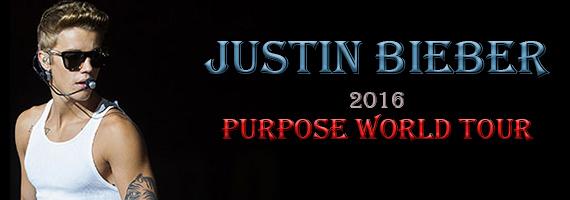 Justin Bieber Purpose World Tour Sacramento Tickets - Sleep Train Arena - Great Up Close Seats!