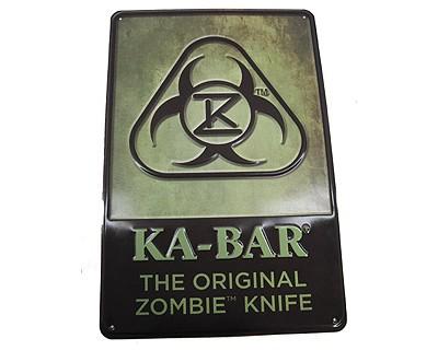 Ka-Bar 1-5700SIGN-4 Zombie Orginal Sign/Tin