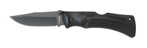 KABAR Mule Folding Knife Black Clip Point Drop Point Sheath 3.8 Kra.
