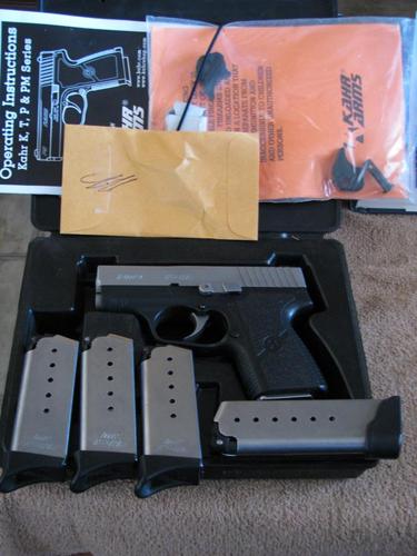 Kahr PM9 with 5 Magazines Night Sights 525.00