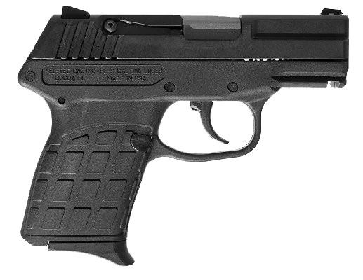Kel-Tec PF-9 9mm Blued Black Grip 7+1 Pistol