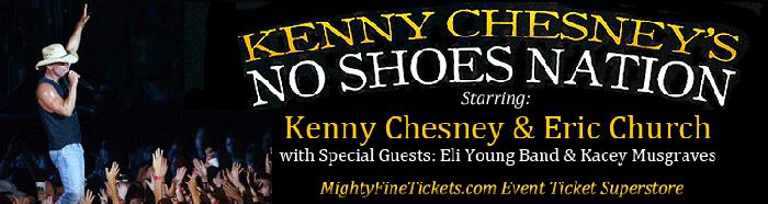 Kenny Chesney No Shoes Nation Concert Philadelphia June 8, 2013 Tickets