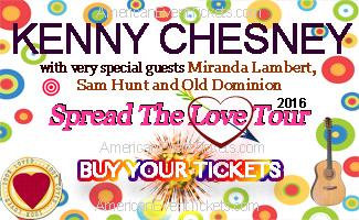 Kenny Chesney Tickets - Sandbar, Field, Club, VIP Packages