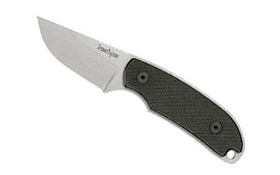 Kershaw Hunting Skinning Fixed Blade Black Plain Drop Point Leather.