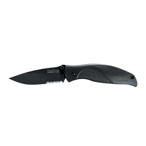 Kershaw Ken Onion Blackout Serrated Boxed 1550ST