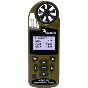 Kestrel 4000 Pocket Weather Meter w/Bluetooth - Desert Tan Night Vi.