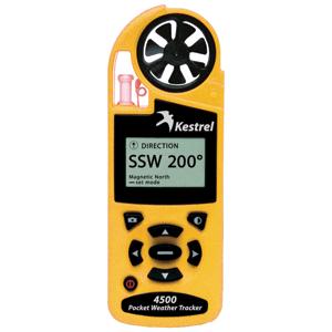 Kestrel 4500 Pocket Weather Meter w/Bluetooth - Yellow (0845BYEL)
