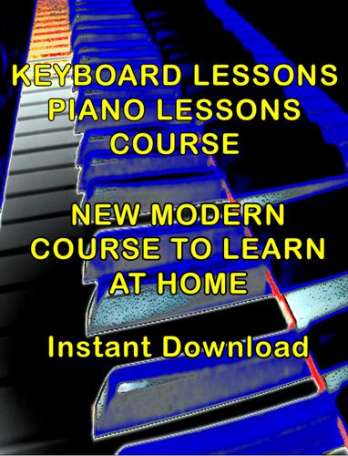 KEYBOARD LESSONS & PIANO - Modern Course At Home - Instant Download