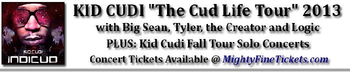 Kid Cudi The Cud Life Tour 2013 Concert Tickets & Fall Solo Tour Dates