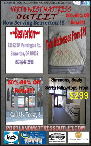 King & Queen Serta and Sealy Mattress Sale