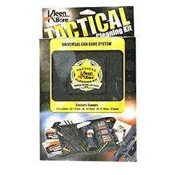 KleenBore Universal Tactical Weapons Cleaning Kit w/Nylon Pouch