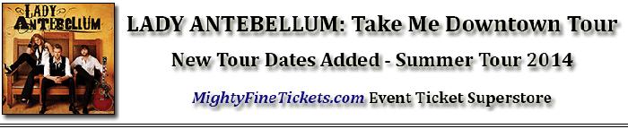 Lady Antebellum Concert in Clarkston MI Tickets 2014 DTE Music Theatre