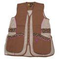 Lady Sahara Brown/Leopard Vest Medium