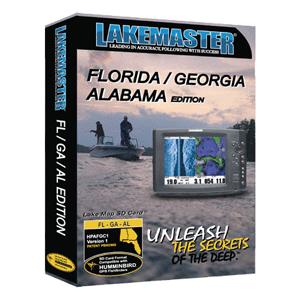 LakeMaster ProMap Alabama/Florida/Georgia Version 1 f/Hummibird (HP.