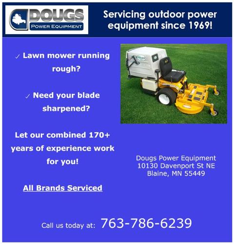 Lawn Mower Service, Repair, & Blade Sharpening - Blaine