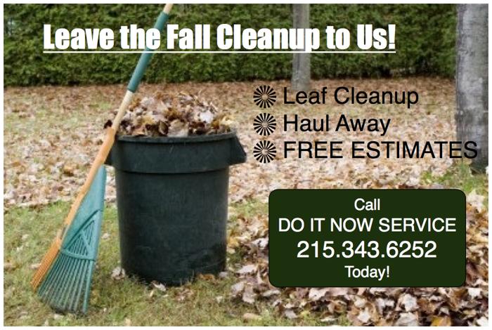 Leaf Clean Up & Removal - Lansdale, Montgomeryville, Hatfield, Souderton