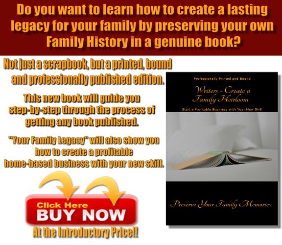 Learn How to Create and Publish a Book of your Family Memories