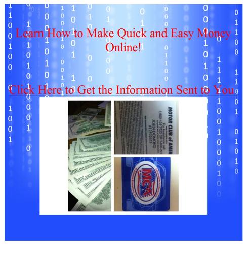 Learn How to Make Quick and EASY Money Online!