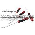 LED Lighted 4 Piece Hook and Pick Set