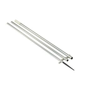 Lee's 18' Center Rigging Pole - Bright Silver/Black Spike (MKII) (A.