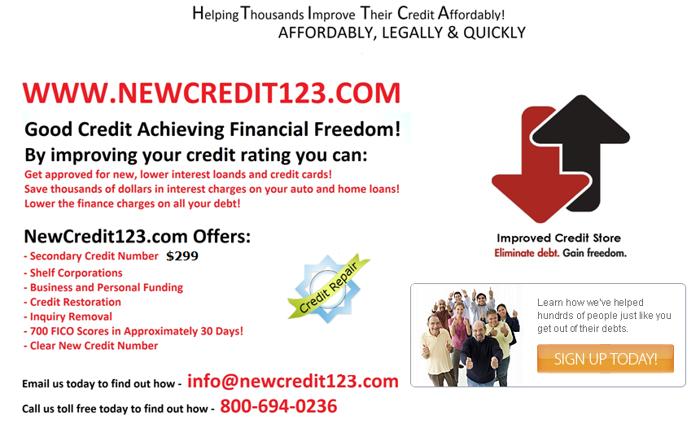 Let Us Help Your Credit Issues - New Credit History