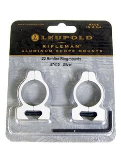 Leupold Rifleman Ring Silver .22 Cal 57410