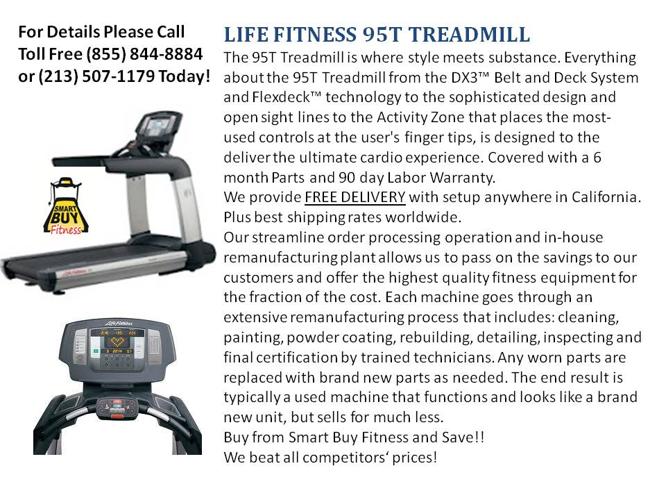 Life Fitness 95 Treadmill Next Generation $2200 - BEST DEALS HERE!