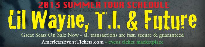 Lil Wayne T.J. and Future Tickets On Sale - Lil Wayne Floor Tickets