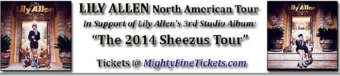 Lily Allen Sheezus Tour Concert in Atlanta Tickets 2014 The Tabernacle