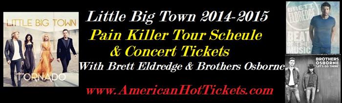 Little Big Town Tickets: 2014 - Pain Killer Tour - Rosemont Theatre - Rosemont, IL