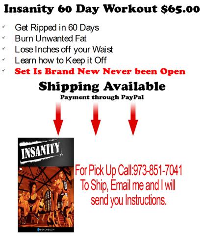 Insane: Losing Weight in 60 Days Workout DVDs