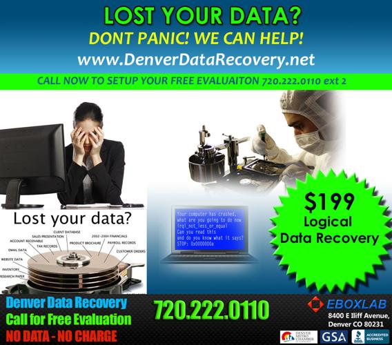 ? Lost your Data? Dont Panic! We can help! Recovering since 2001