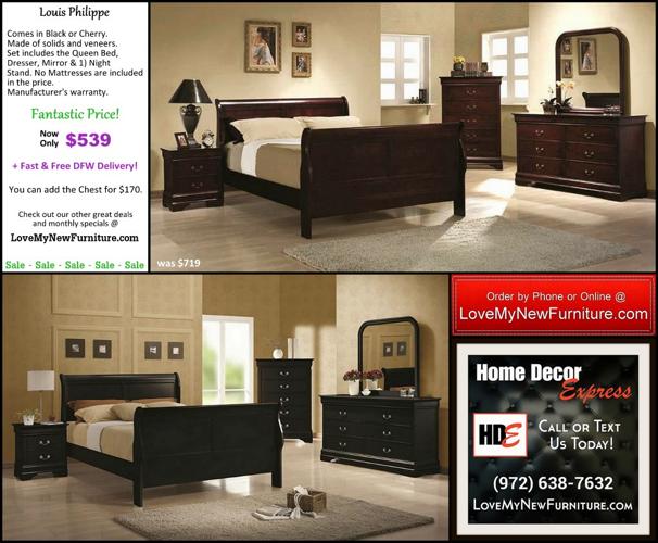 Louis Philippe Bedroom Set