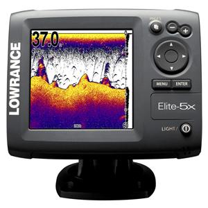Lowrance Elite-5X Fishfinder Color w/200 kHz (000-00102-001)