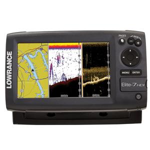 Lowrance Elite-7 HDI Gold Combo 50/200/455/800 T/M Ducer - Chart US.