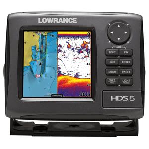 Lowrance HDS-5 Gen2 Lake Insight w/o Transducer (000-10516-001)