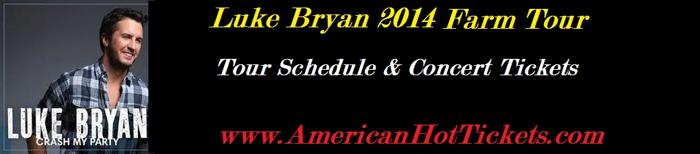 Luke Bryan Concert: 2014 Tour Schedule & Tickets: Shoreline Amphitheatre - Mountain View, CA