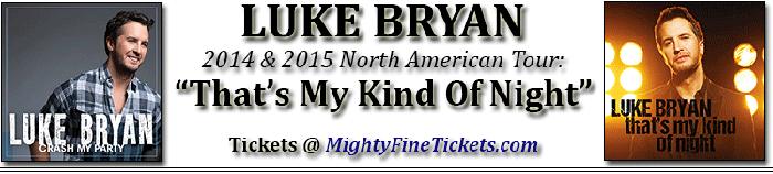 Luke Bryan Tickets for Estero, FL 2015 Tour Concert at Germain Arena