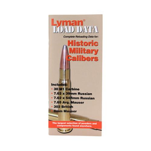 Lyman 9780016 Load Data Book Old Military Calibers
