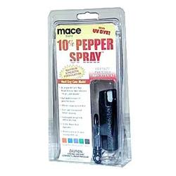Mace Security 10% Pepper Spray 11gm w/Hard Key Case Black