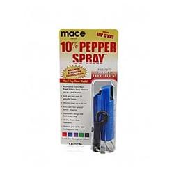 Mace Security 10% Pepper Spray 11gm w/Hard Key Case Blue