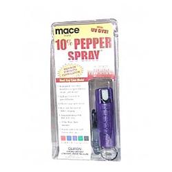 Mace Security 10% Pepper Spray 11gm w/Hard Key Case Purple